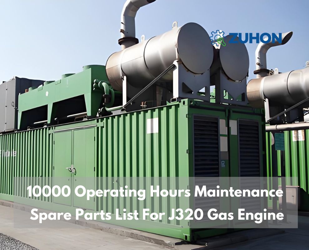 Jenbacher J320 Gas Engine 10000 Operating Hours Maintenance Spare Parts List