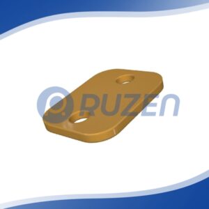 107-4749 3mm thick two bolt mounting clamp top plate